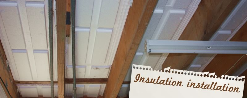 Insulation installation.